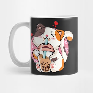 Cat Boba Tea Mug